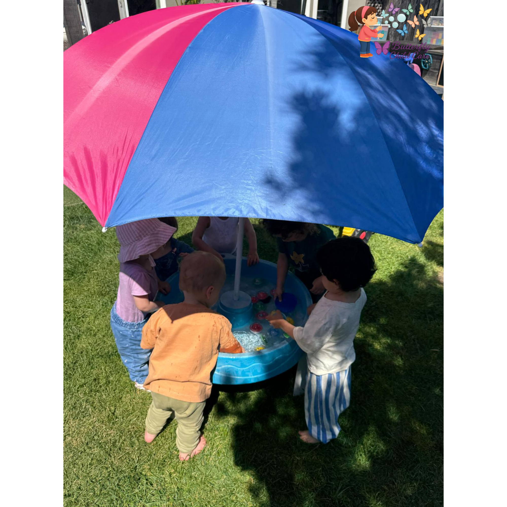 Children engaged in reading activities