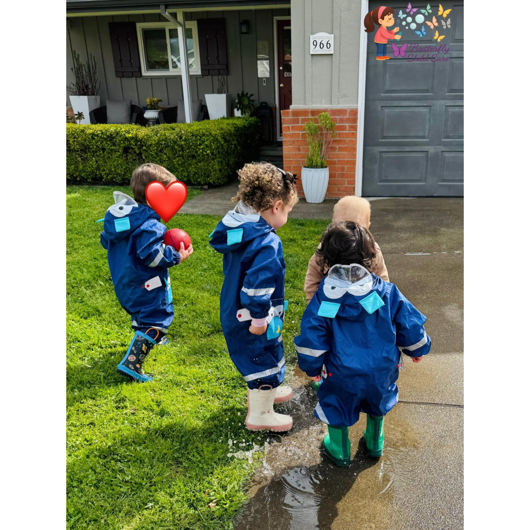 Children exploring nature